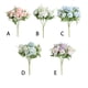 thumbnail image 3 of Kearding Ramo de rosas artificiales de tela, portátil, decorativo, simulación vívida, interior, hogar, sala de estar, adorno de flores falsas Flores artificiales Rosa Kearding HA084330-01, 3 of 6