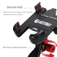thumbnail image 3 of Aluminum Alloy Bike Phone Holder 360° Rotation, For 4.7" - 7.0" Phone Size Bicycle Stem Mount, Sturdy & Durable Cycling Accessories, 3 of 10