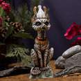 thumbnail image 6 of Egyptian God Of The Dead And Rebirth Osiris Mummy On Hieroglyphic Base Statue, 6 of 7