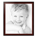 thumbnail image 2 of ArtToFrames 24" x 27" Matte mahogany Diploma Picture Frame, 24x27 inch Brown Wood Poster Frame (WOM-5108), 2 Pack, 2 of 6