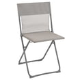 thumbnail image 1 of Lafuma Balcony II Colorblock Steel Patio Chair, Titane Gray, Set of 2, 1 of 9