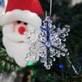 thumbnail image 4 of Advancent Bolas de cristal transparentes con forma de árbol de Navidad, luces LED, velas, decoración para fiestas, ganchos y velas. Kits de decoración para fiestas tipo+5, 4 of 6