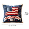thumbnail image 3 of 4th Of July Independence Day Pillow Covers Patriotic Flag Throw Pillow Cases And Decorative Cushion Covers For Home Sofa Couch, 3 of 7