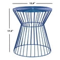 thumbnail image 3 of SAFAVIEH Adele 17.3 in. H Classic Mid Century Iron Wire Stool, Dark Blue, 3 of 4