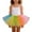 R59-Green, variant on RMGVDSD Kids Girls Layered Tulle Tutu Skirt Colorful Holiday Party Ballet Skirts Kids Carnival Party Dance Skirt Princess Tutu Skirt 2-8 Years