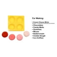 thumbnail image 5 of EDELAINE'S Rose 4 Cavity Silicone Molds for Cream Cheese Mints , Chocolate, 5 of 8