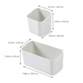thumbnail image 2 of unbranded 2Ud Organizador De Pared Para Con Cesta Colgante Y De Drenaje, 2 of 8