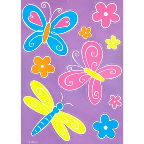 Butterfly Sparkle Window Cling Decorations (1ct)