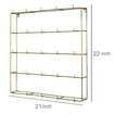 thumbnail image 4 of Benjara Metal Ornament Display with Multiple Hooks, Brass, 4 of 4