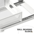thumbnail image 3 of 2 Pack Under Sink Organizer With Next-Gen Ball-Bearing Slides,2-Tier Pull Out Cabinet Storage,Height Adjustable Drawer Shelf for Bathroom,Kitchen,Laundry,Cabinet,Pantry(Patent Pending), 3 of 8