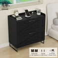 thumbnail image 3 of Conate 2 Drawer Farmhouse File Cabinet, Lateral Filing Cabinet with Charging Station for Home Office, Letter / Legal / A4 Size Hanging Files, 3 of 7