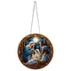 thumbnail image 2 of Ganfancp Decoración Navideña Acrílica Redonda Letrero Colgante de Belén Decoración Festiva de Pared Ofertas Del Día Sólo En Línea Etiqueta Colgante Acrílica × 1, 2 of 3