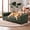 Dark Green, variant on Advwin 47" Dog Sofa for Medium & Large Dogs, Elevated Chenille Dog Bed with Backrest, Armrests & Legs, Comfortable Indoor Pet Couch Bed, Dark Green