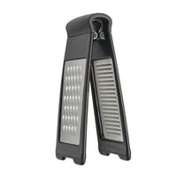 Cooking Light Multifunctional Stainless Steel Folding Grater Zester for Easy Storage, Black