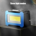 thumbnail image 4 of Linterna COB LED Lámpara de cabeza 3 modos Linterna impermeable para acampar azul, 4 of 8