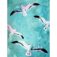 thumbnail image 2 of Villa, Mlli 12x14 White Modern Wood Framed Museum Art Print Titled - Birds In The Sky, 2 of 4
