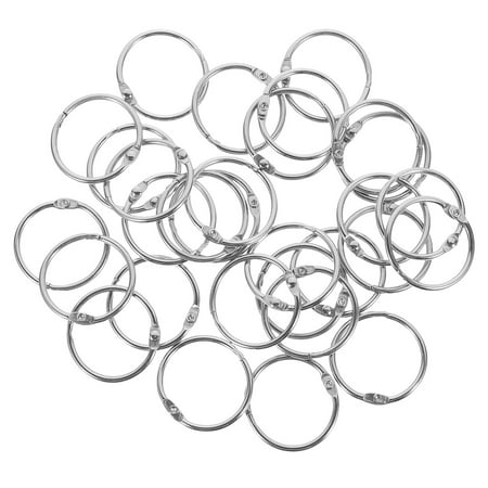 

50Pcs Flash Card Rings Buckle Rings Buckle Gifts Card Loose Leaf Rings Buckle for Diy