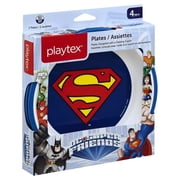Playtex Mealtime Super Friends Plate, Pack of 2