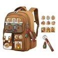 thumbnail image 1 of Stylish Cute Children's Backpack for School Daily Use Comfortable Carry Durable Fabric Large Capacity Storage Companion, 1 of 9