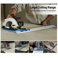 thumbnail image 4 of Circular Saw Guide Woodworking Cutting Guide Rail Aluminum Alloy Engineering Multifunctional Circular Saw Guide Track 0-65cm Adjustable Cutting Cutter Guide Saw Track, 4 of 7