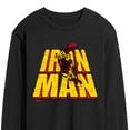 thumbnail image 3 of Marvel Iron Man - Stacked Name Oversized - Men's Long Sleeve Graphic T-Shirt, 3 of 5