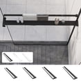 thumbnail image 3 of vidaXL Shower Shelf for Walk-in Shower Wall Black 35.4" Aluminum, 3 of 42