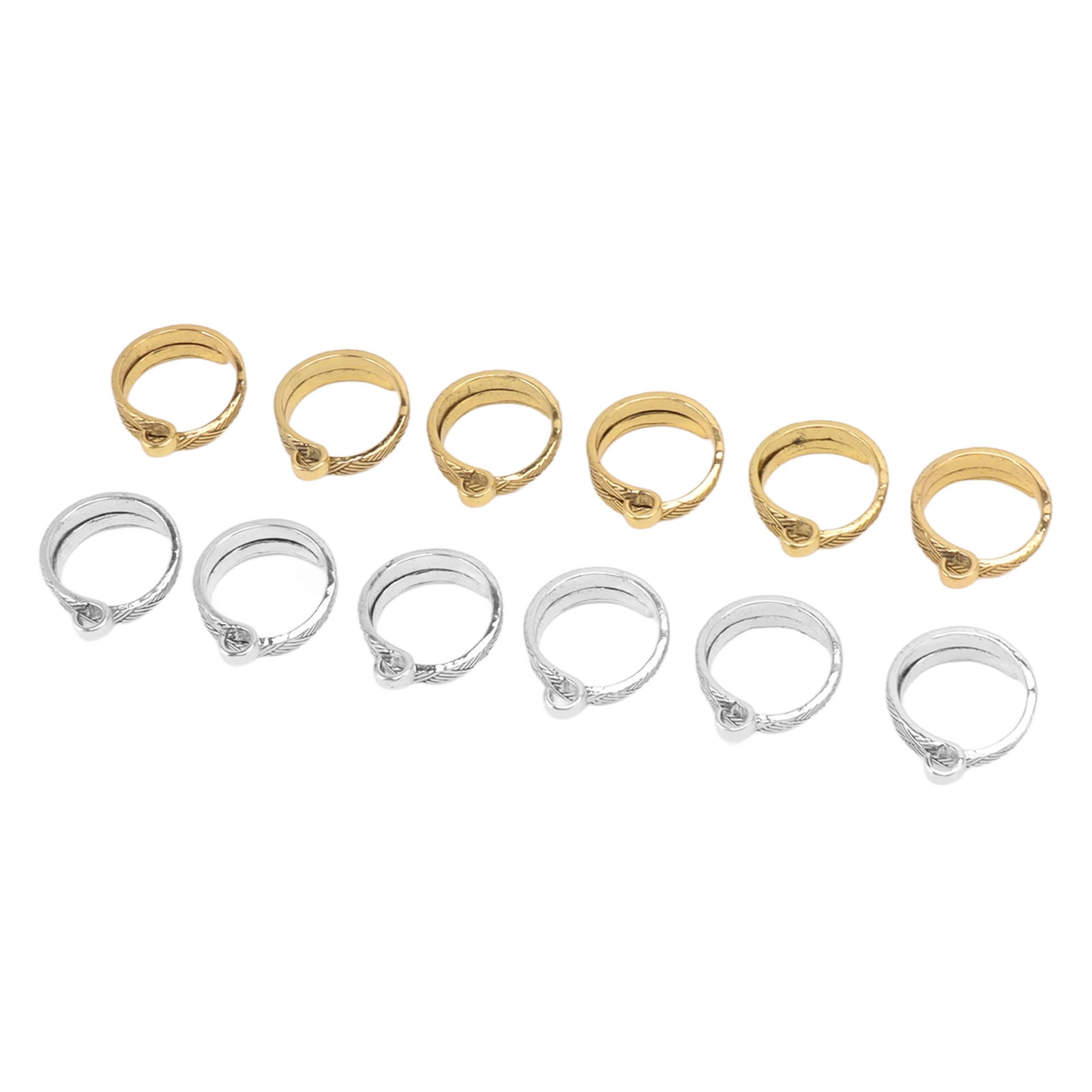 Crochet Finger Guard, Alloy 12Pcs Crochet For Knitting