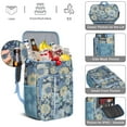 thumbnail image 5 of Romantic Rose and Peony Pattern Backpack Cooler, Insulated Leakproof Cooler Bag, Waterproof Lunch Backpack for Aesthetic Nature Lovers, 5 of 6