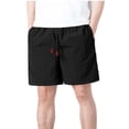thumbnail image 3 of DDAPJ pyju Big and Tall Athletic Shorts for Men Moisture Wicking Workout Gym Shorts Lightweight Drawstring Casual Sweat Shorts with Pockets Black XXXL, 3 of 7