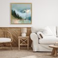 thumbnail image 3 of Stupell Industries Transitional Fog On The Mountains Gold Floating Frame Canvas Art, 25 x 25, by Kim Curinga, 3 of 8
