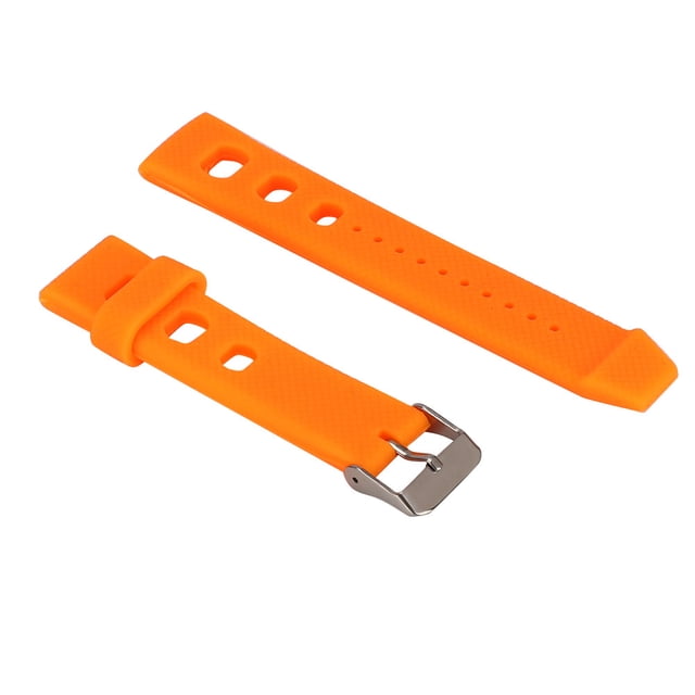 Watch Band Watch Strap Pin Buckle Watch Strap Silicone Watch Band Watch Accessory 20mm Watch Band Silicone Pin Buckle Waterproof Sweat Proof Watch Strap