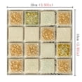 thumbnail image 3 of 20 piezas DIY impermeable autoadhesivo 3D pegatinas de pared calcomanía de azulejo de mosaico (4), 3 of 5