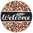 thumbnail image 1 of Welcome-Hanging-Leopard-Farmhouse-Decoration Welcome Sign Decorative Home Garden, 1 of 7