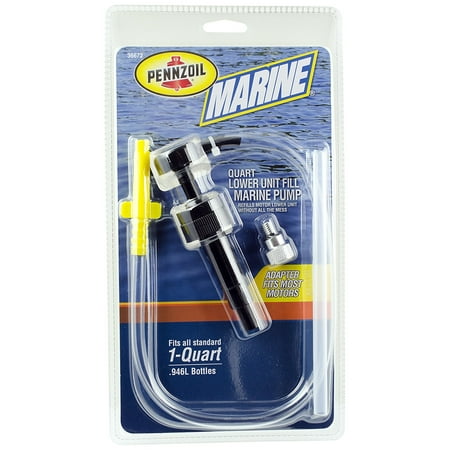 Omc Lower Unit - Pennzoil 36672 Marine Boat Lower Unit Gear Lube Fill Pump (Quart)