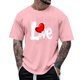thumbnail image 1 of Tops para hombre, blusas y camisas de manga corta con cuello redondo para hombre, camisetas casuales con estampado de moda para hombre, blusa de manga corta, blusa de poliéster para hombre., 1 of 4
