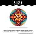 thumbnail image 2 of 14 Inch Wall Clock Battery Operated Silent Clock Decorative for Office, Kitchen, Outdoor, Living Room，Colorful Style Ethnic Picture, 2 of 4