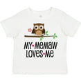 thumbnail image 3 of Inktastic My Memaw Loves Me Girl Owl Girls Toddler T-Shirt, 3 of 5