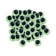 thumbnail image 1 of Ojos que brillan en la oscuridad, pasta redonda autoadhesiva en pegatina luminosa, ojos móviles, ojos saltones para álbumes de recortes, manualidades 10mm 100 Uds., 1 of 8