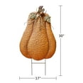 thumbnail image 2 of 2 Parts 30" Height Metal Pumpkin Stakes Yard Signs Decorative Garden Stake Fall Decor Pumpkins Lawn Stakes Ornaments Outdoor Fall Garden Decor Fall Yard Halloween Decorations Autumn Harvest, 2 of 10
