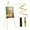 Yellow, variant on MXG White Metel Foldable Portable Art Easel 7"-66" Adjustable Tripod with Windproof Clips, for Wedding Signs ,Posters