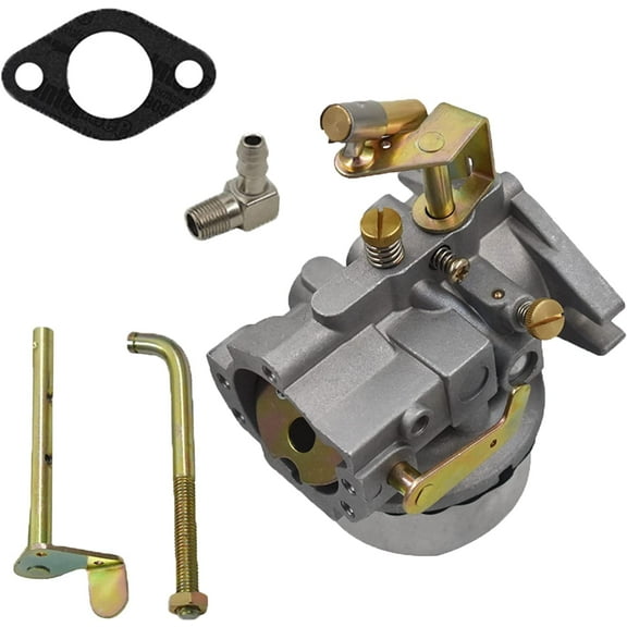 waltyotur Carburetor Replacement for Kohler 10HP K241 & 12HP K301 M10 M12 26 w/2 Choke Shafts Mounting Gasket for Kohler 4785322 4785323-S 4705313