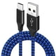 thumbnail image 3 of Negro y azul «Manténgase conectado: datos tipo C para dispositivos Android con carga rápida», 3 of 3