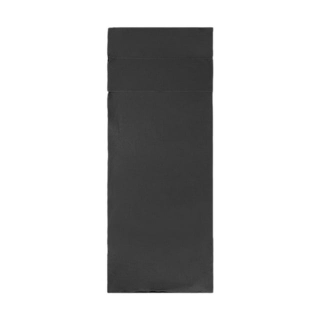 jinwen Sac de Couchage Doublure Fermeture Éclair Couverture de Camping pour Randonnée Alpinisme Randonnée Noir