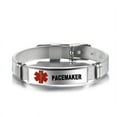 thumbnail image 1 of Dsseng Adjustable Wristband Emergency Medical Bracelets Medical Alert IDs Bracelet, 1 of 21
