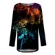 thumbnail image 4 of Blusa de manga larga con cuello redondo para mujer Pompotops  gfhjh19595, 4 of 5
