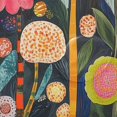 thumbnail image 4 of Yayeee Shower Curtain with Hooks 72"x72" Waterproof Fabric Bathroom Hanging Decor, Large Colorful Flowers, 4 of 5