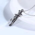 thumbnail image 2 of Love Hug Necklace Unisex Men Women Couple Jewelry Simple Temperament Clavicle Chain Valentines Day Lover Gift, 2 of 4