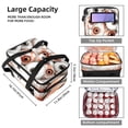 thumbnail image 3 of Eyeball Double Layered Insulated Lunch Bag with Two Compartments, Large Capacity, and Hand Carry - 7.1x11.4x16.1 inches - Ideal for Work or School Lunch Bags, 3 of 6
