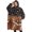Leopard Print and, variant on Oversized Wearable Blanket Hoodie,Leopard Print and Footballs Pattern Sherpa Blanket Hoodie with Super Pockets,Super Warm Fuzzy Pullover for Women & Men