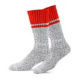 thumbnail image 4 of Eco Friendly Heavy Weight Recycled Cotton Thermals Boot Socks 4 Pairs (9-11, Colorblock), 4 of 6